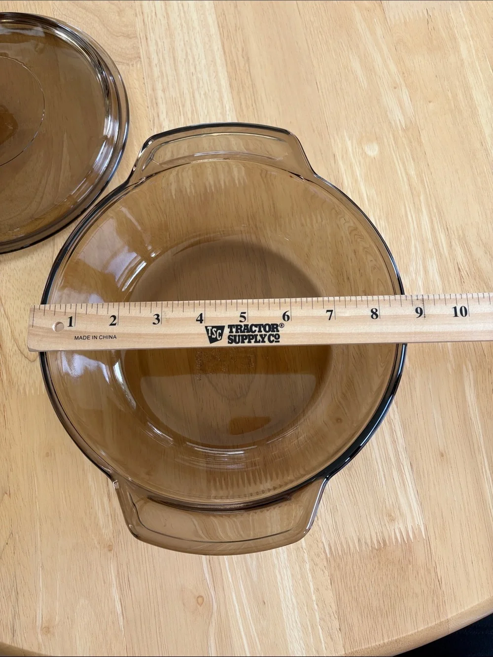 🧑‍🍳 Anchor Hocking 1.5 Qt Vibrage Amber Casserole Dish with Lid